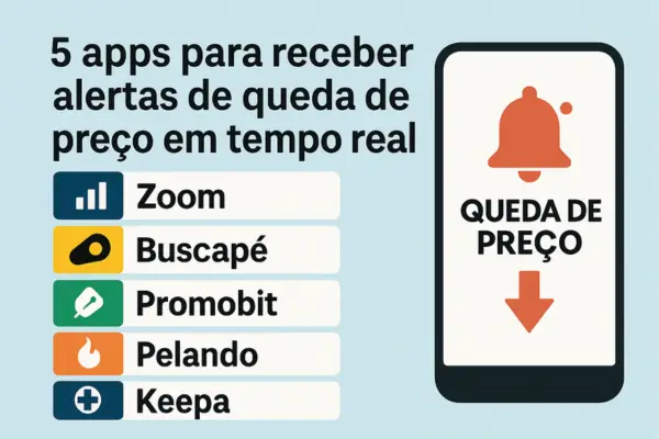 5 apps para receber alertas de queda de preço em tempo real